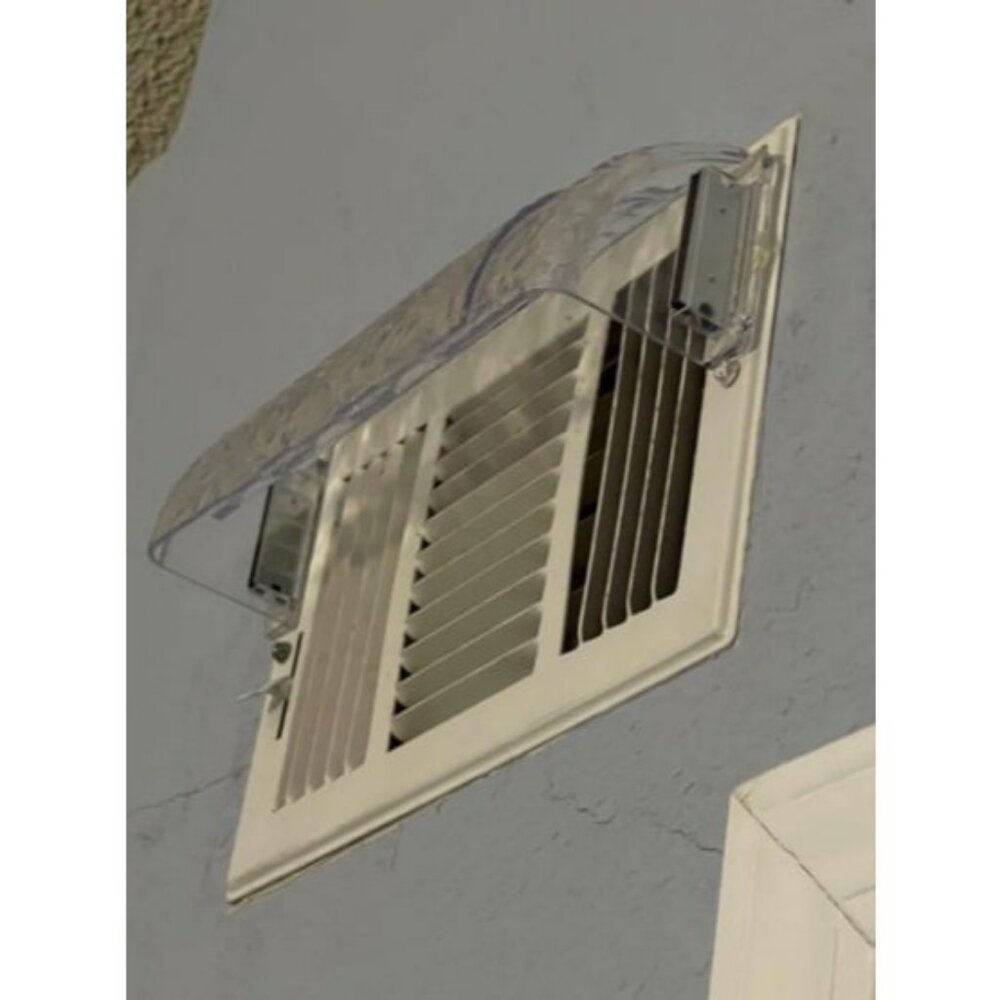 4 Pack Adjustable Air Vent Deflector 9”-15” Transparent Deflector for Ceiling
